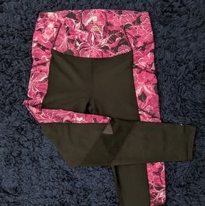 Floral Print Yoga Pants